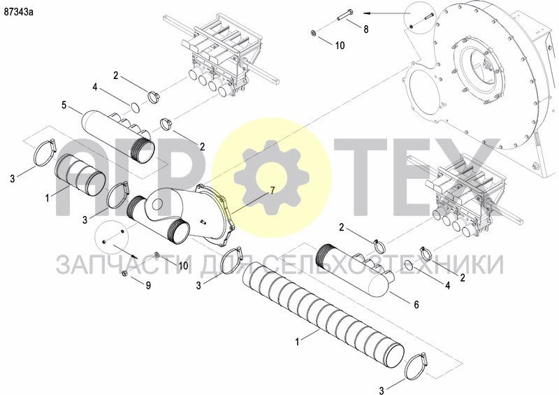 Чертеж METERING DEVICE FERTILIZER