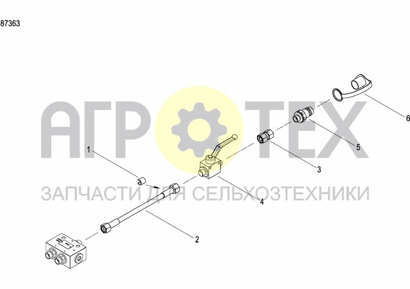 Чертеж DISC MARKER DOUBLE HYDR. FOLDABLE