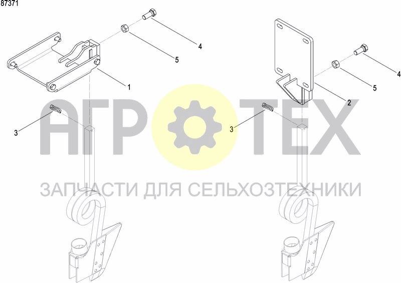 Чертеж COULTER FERTILIZER PRECISION DRILL