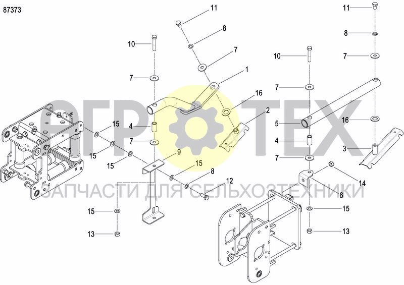 Чертеж COULTER FERTILIZER PRECISION DRILL