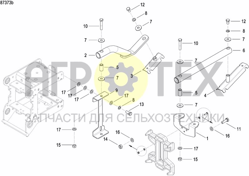 Чертеж COULTER FERTILIZER PRECISION DRILL