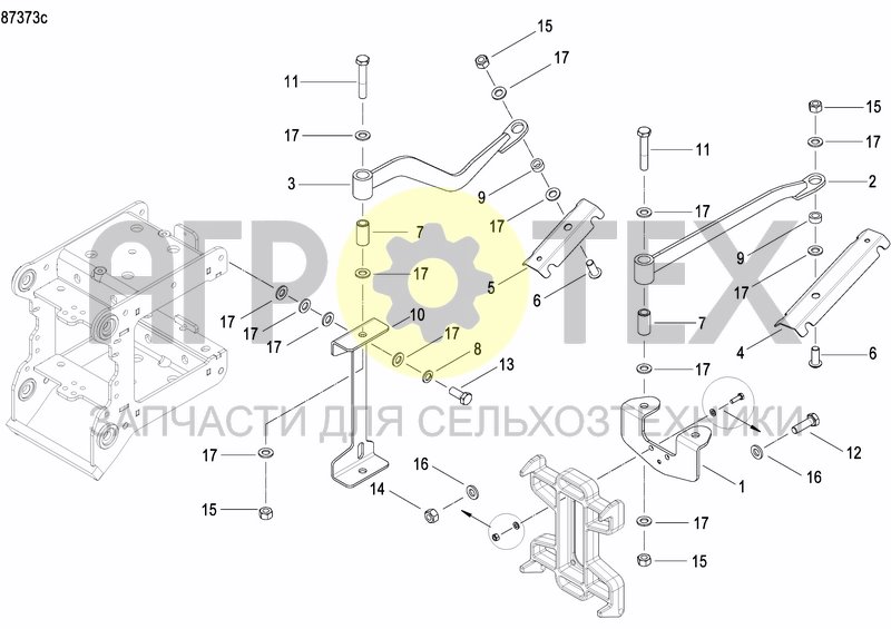 Чертеж COULTER FERTILIZER PRECISION DRILL