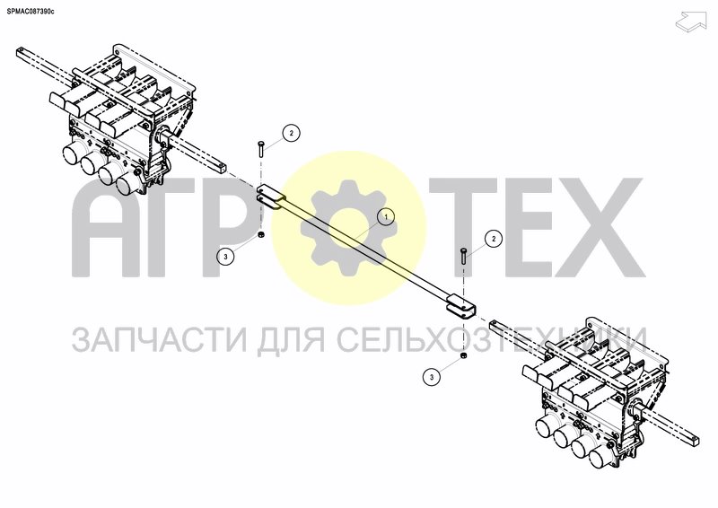 Чертеж HYDR. DRIVE FOR FERTILIZER METERING