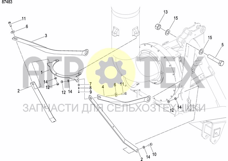 Чертеж AIR INLET PIPE