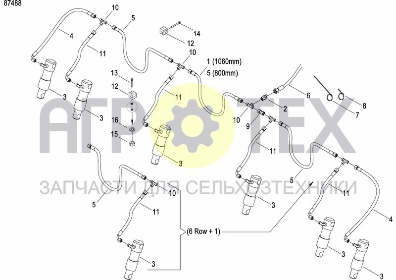 Чертеж HYDRAULIC BALLASTING KIT