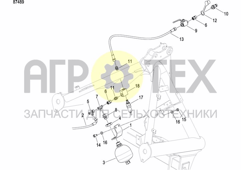 Чертеж HYDRAULIC BALLASTING KIT