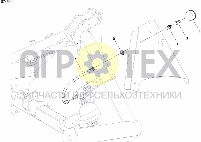 Чертеж HYDRAULIC BALLASTING KIT