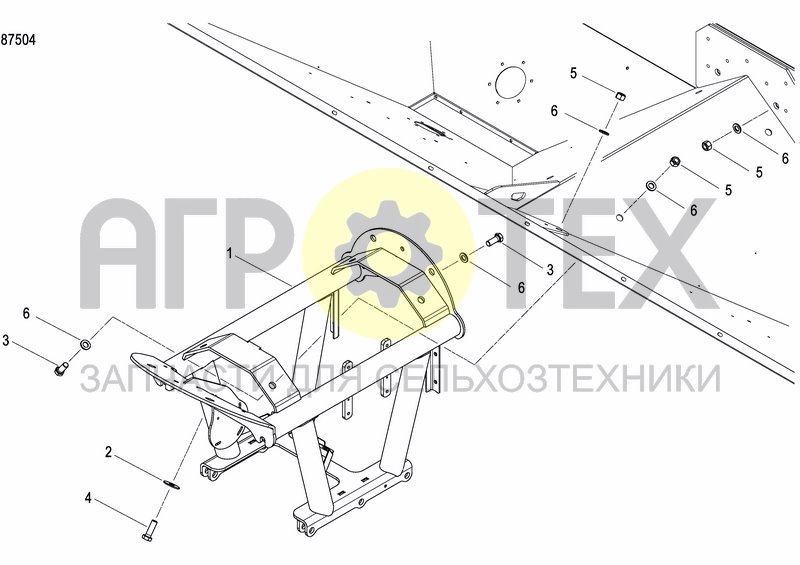 Чертеж FERTILIZER HOPPER  PRECISION DRILL