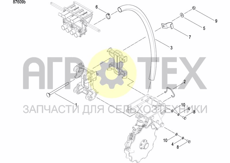 Чертеж COULTER FERTILIZER PRECISION DRILL