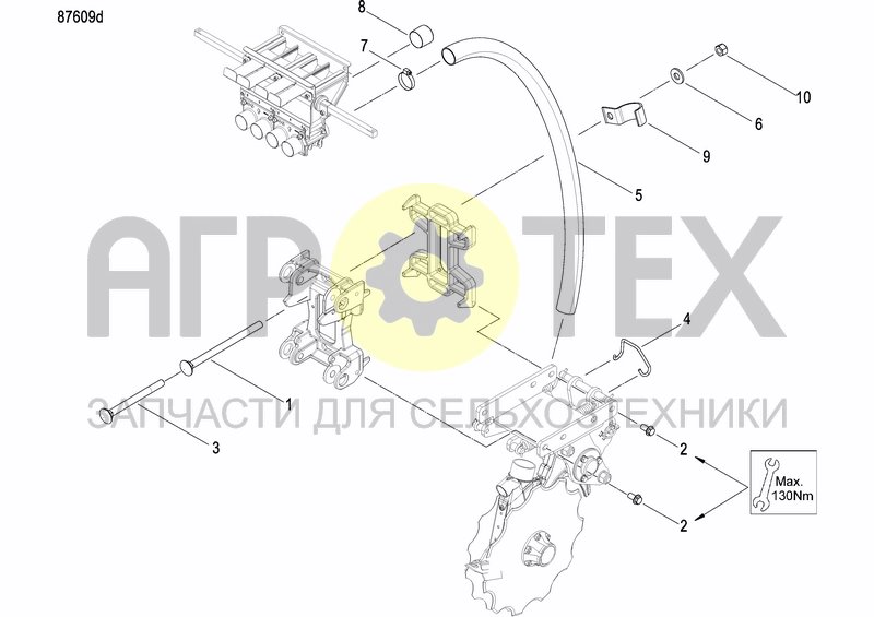 Чертеж COULTER FERTILIZER PRECISION DRILL