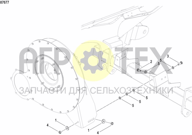 Чертеж HYDR. FAN DRIVE