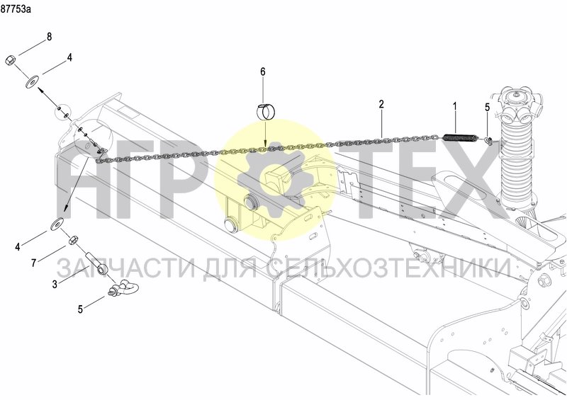 Чертеж ASSEMBLY KIT FERTILIZER DF1