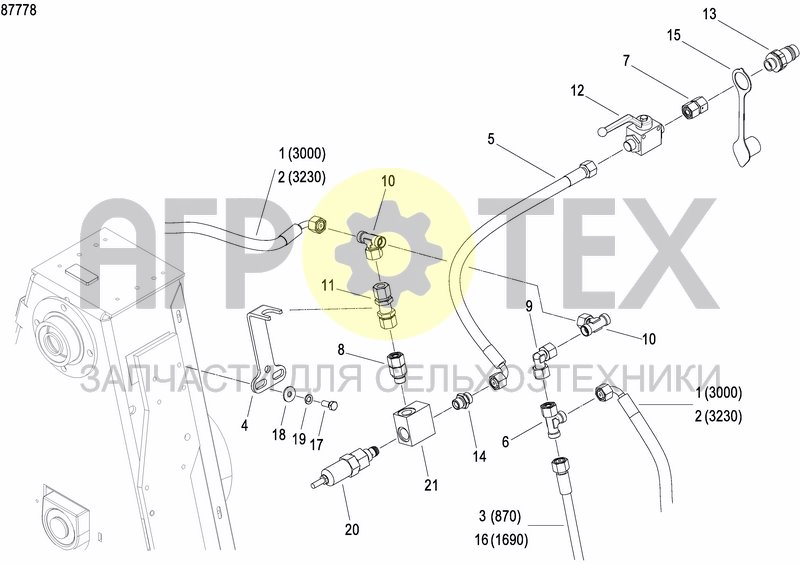 Чертеж HYDRAULIC BALLASTING KIT