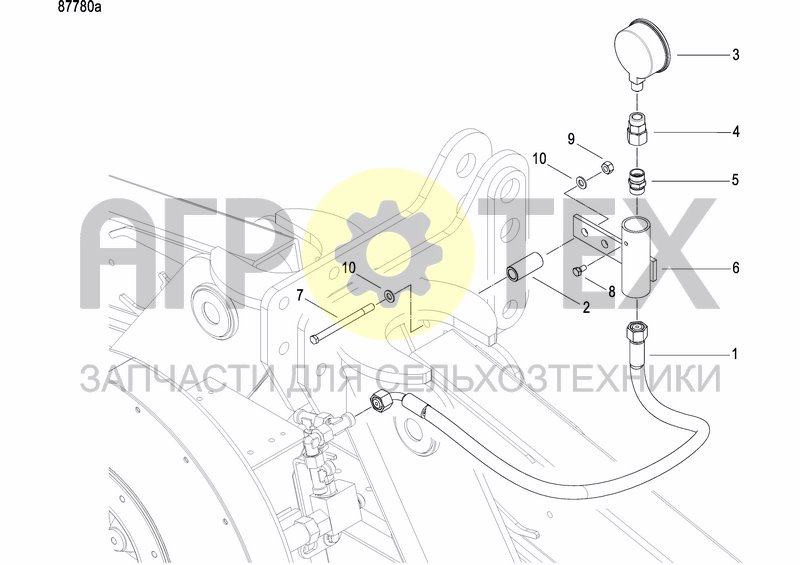 Чертеж HYDRAULIC BALLASTING KIT