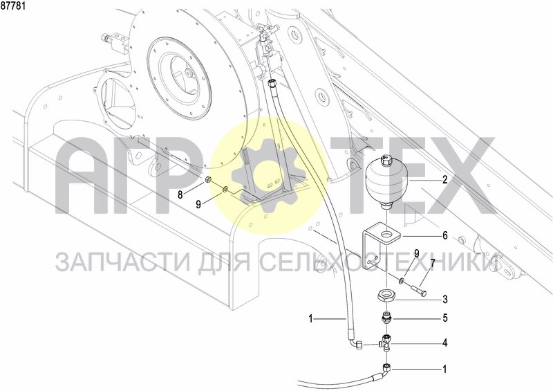 Чертеж HYDRAULIC BALLASTING KIT