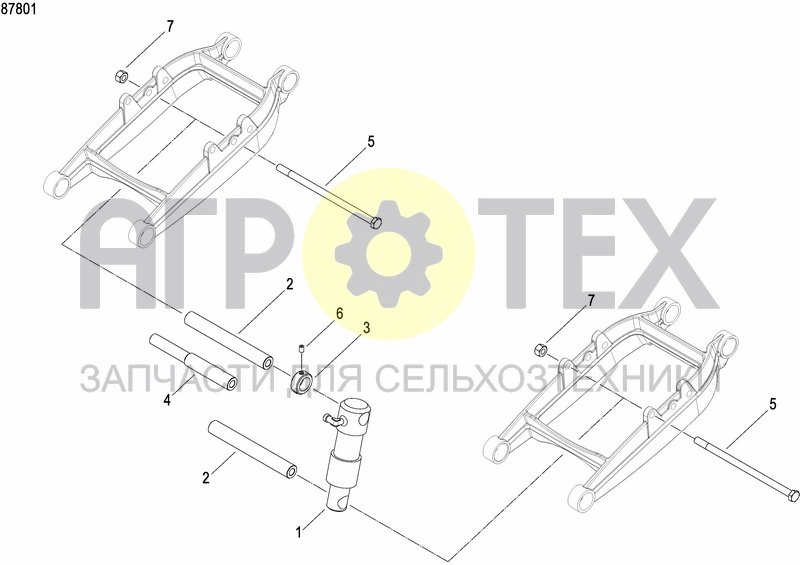 Чертеж HYDRAULIC BALLASTING KIT