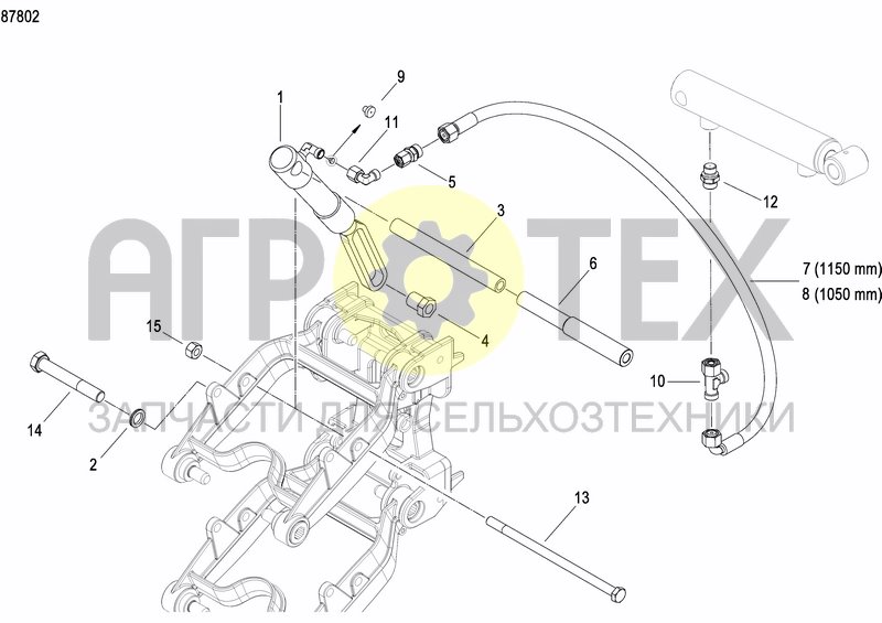 Чертеж HYDRAULIC ROW LIFTING