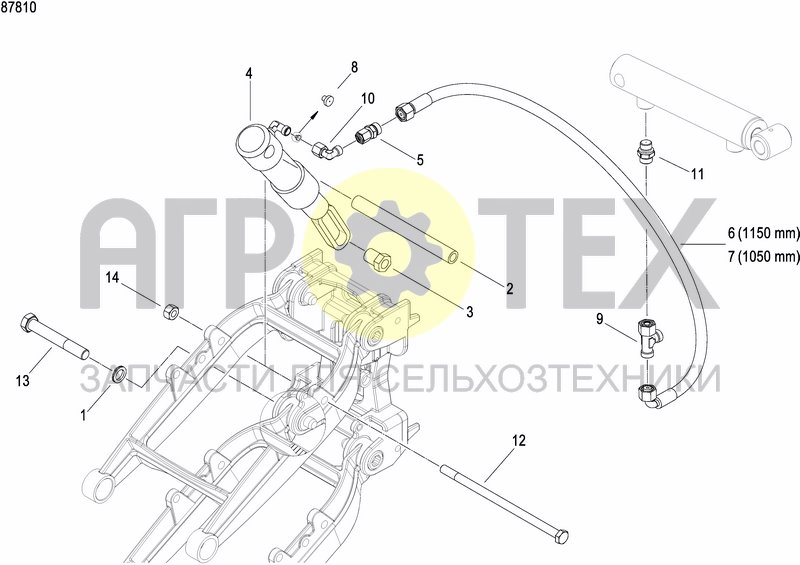 Чертеж HYDRAULIC ROW LIFTING