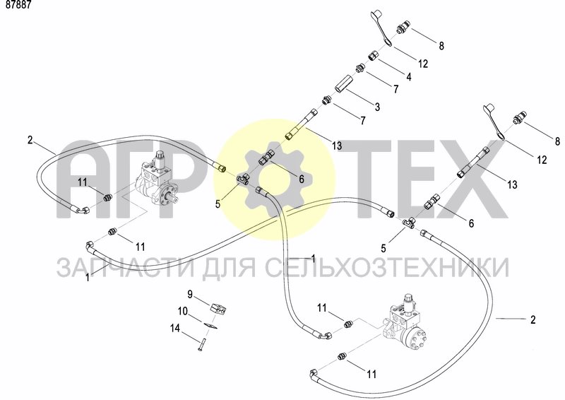 Чертеж METERING DEVICE FERTILIZER