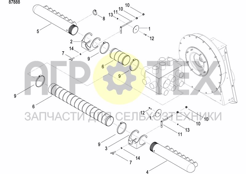 Чертеж METERING DEVICE FERTILIZER