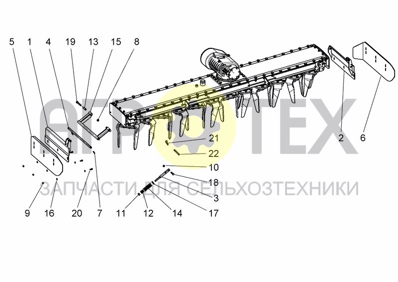 Чертеж SIDE DEFLECTORS