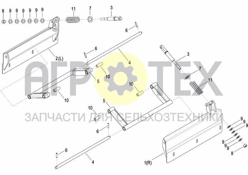 Чертеж SIDE DEFLECTORS