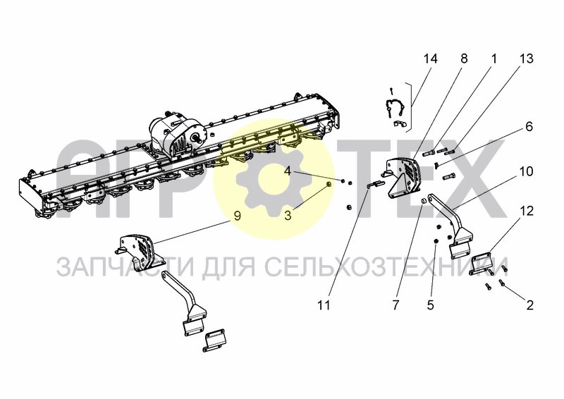 Чертеж ROLLER HITCH