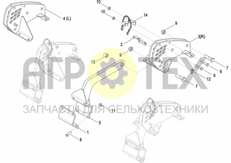 Чертеж ROLLER HITCH