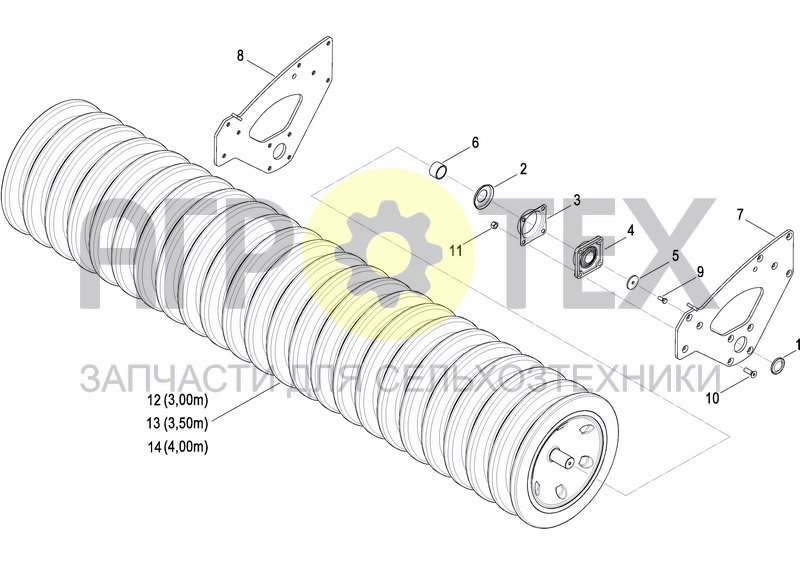 Чертеж FLEXLINE ROLLER E-DRILL VERSION