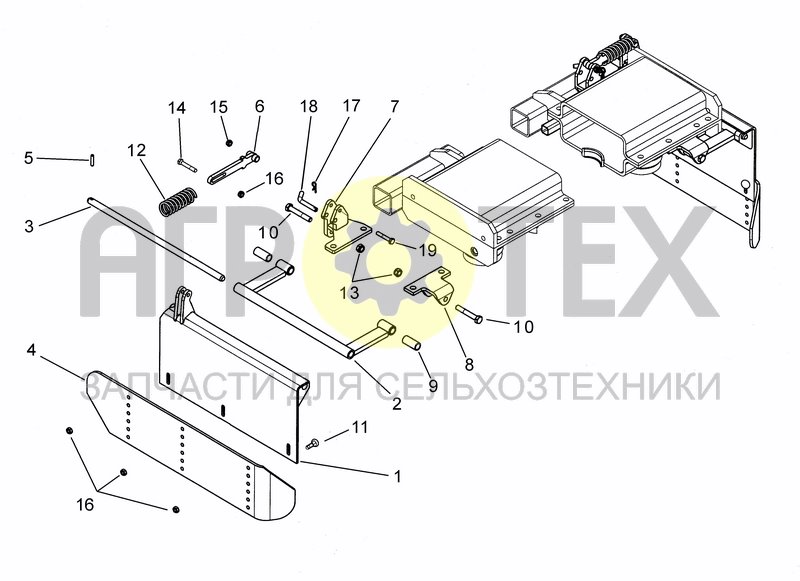 Чертеж SIDE DEFLECTORS