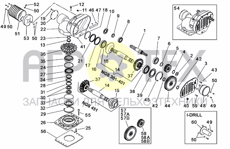 Чертеж GEARBOX