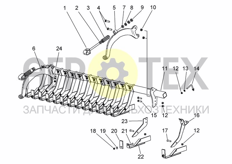 Чертеж CRACKER PACKER ROLLER (OPTIONAL) Only 3m