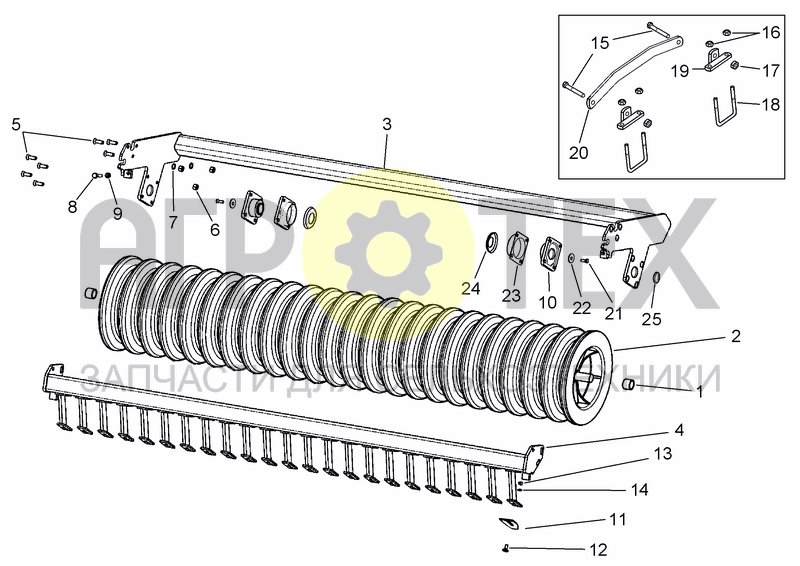 Чертеж FLEXLINE ROLLER