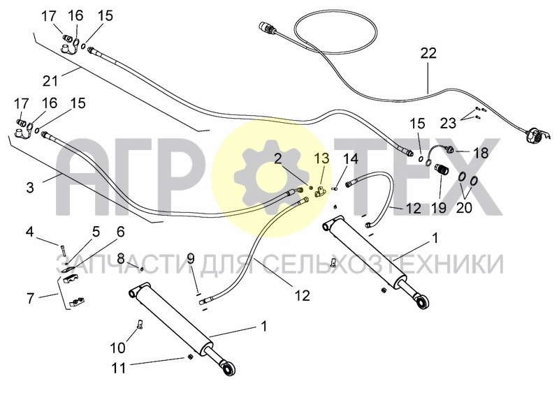 Чертеж IDRAULIC SEEDER HITCH HL25 (OPTIONAL)