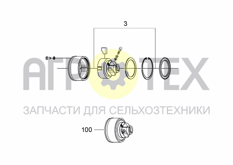 Чертеж AUTOM. LIMITER COMER MA0007250M1 TYPE L88 2000NM