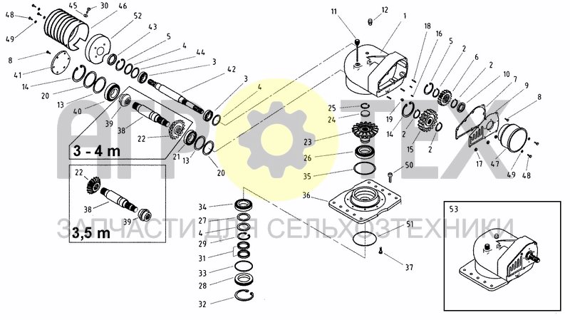 Чертеж GEARBOX