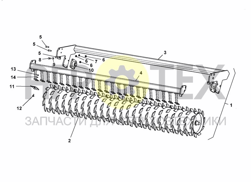 Чертеж PACKER ROLLER