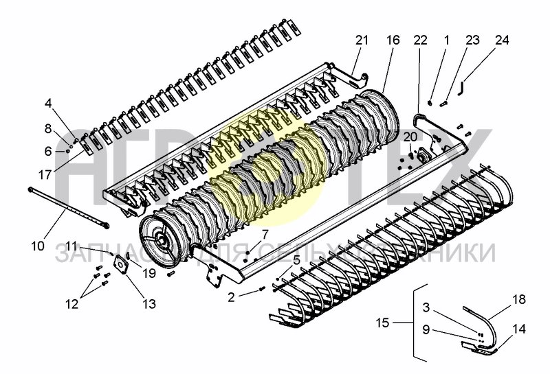 Чертеж ACTIPACK ROLLER