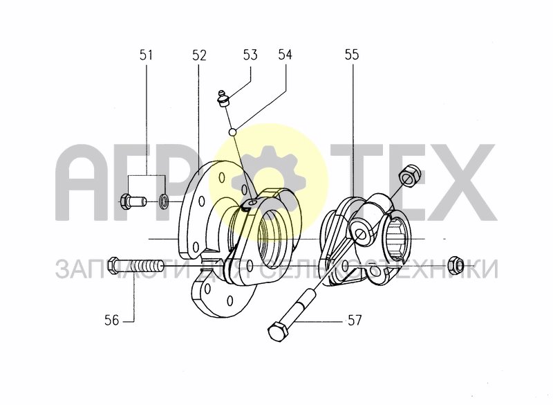 Чертеж SHEAR BOLT LIMITER 0007240N (OPTIONAL)