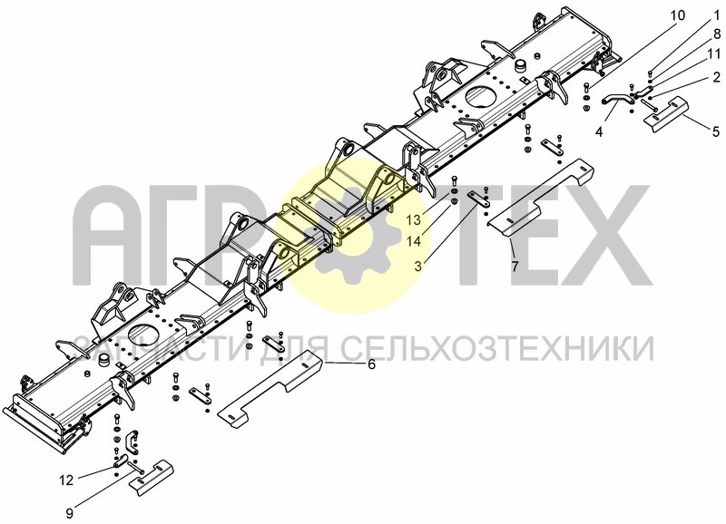 Чертеж SAFETY GUARDS 4,5M