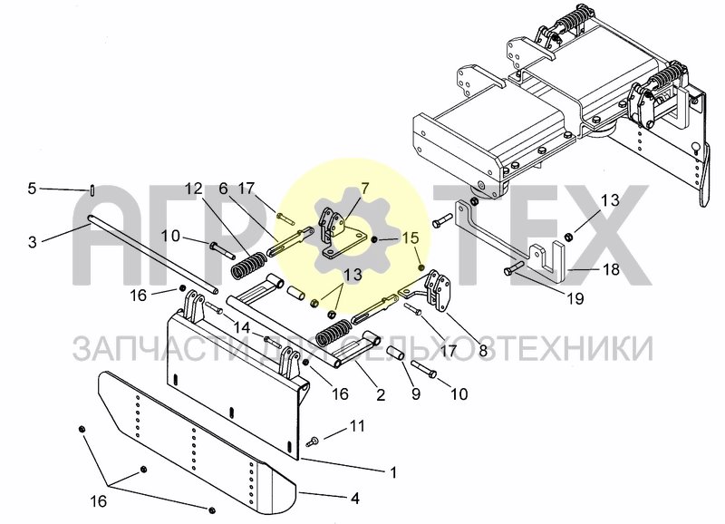 Чертеж SIDE DEFLECTORS