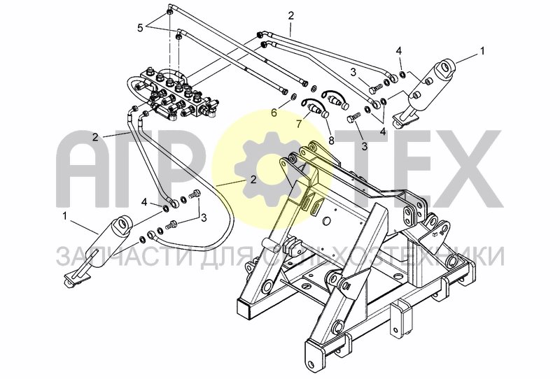 Чертеж HYDRAULIC ROLLER LIFTING SYSTEM