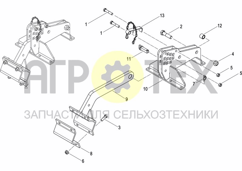 Чертеж ROLLER HITCH (OPTIONAL)