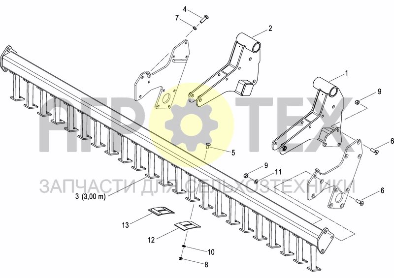 Чертеж PACKER ROLLER ?500 MC-DRILL VERSION