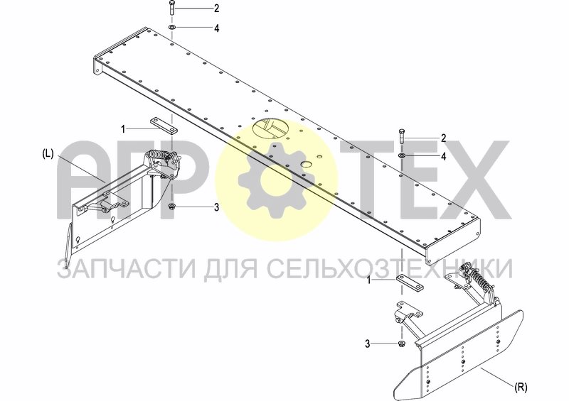 Чертеж SIDE DEFLECTORS