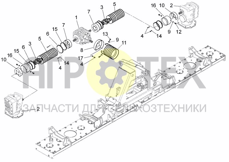 Чертеж UPPER TRANSMISSION