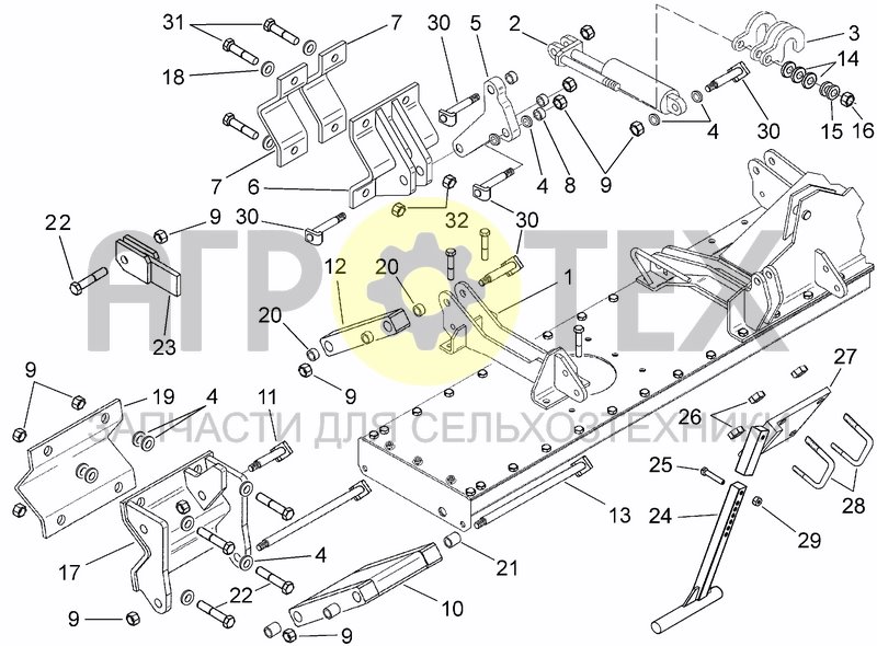 Чертеж ROLLER HITCH