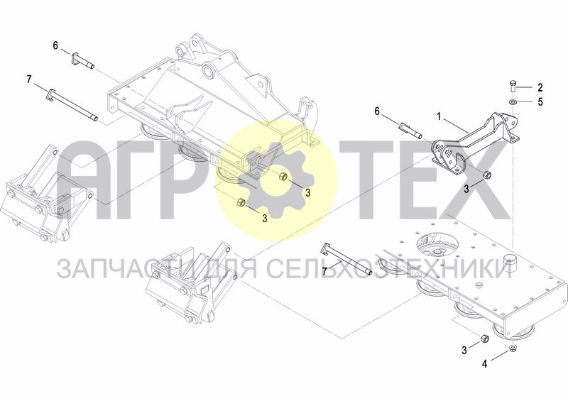 Чертеж ROLLER HITCH