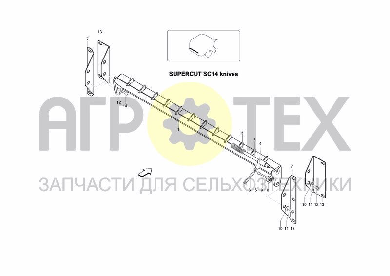 Чертеж TEARDROP PLATE (SC14 CUTTER)