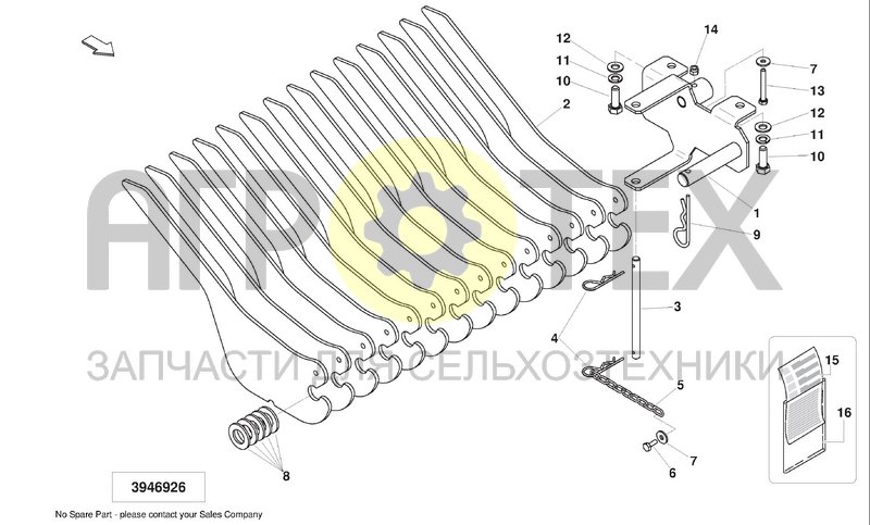 Чертеж KIT BLANK KNIVES (14 KNIVES)